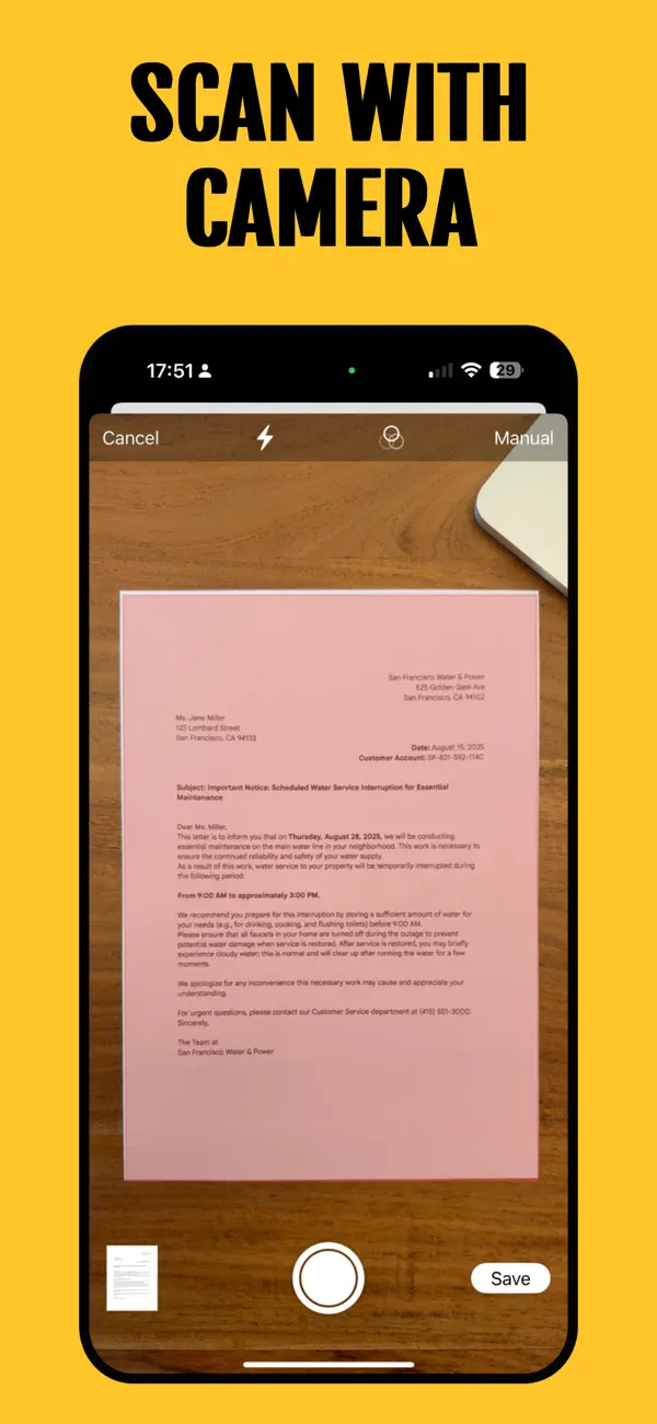 Doculla: AI Document Scanner PDF pronti da condividere, ovunque feature screenshot